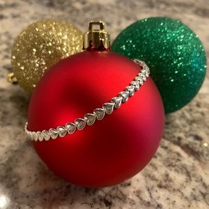 NWT Sterling Silver Heart Bracelet